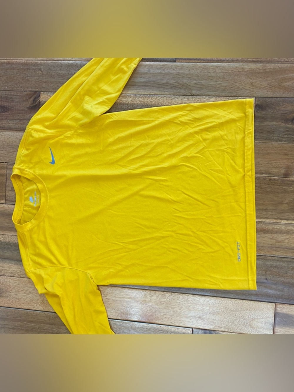 Nike orange  Long Sleeve Performance Shirt